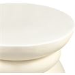 Meridian Furniture Collins Cream Aluminum Coffee Table