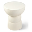 Meridian Furniture Collins Cream Aluminum End Table
