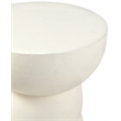 Meridian Furniture Collins Cream Aluminum End Table