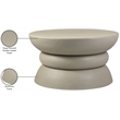 Meridian Furniture Collins Taupe Aluminum Coffee Table