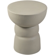 Meridian Furniture Collins Taupe Aluminum End Table