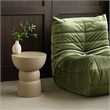 Meridian Furniture Collins Taupe Aluminum End Table