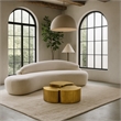 Meridian Furniture Banyan Gold Iron Coffee Table