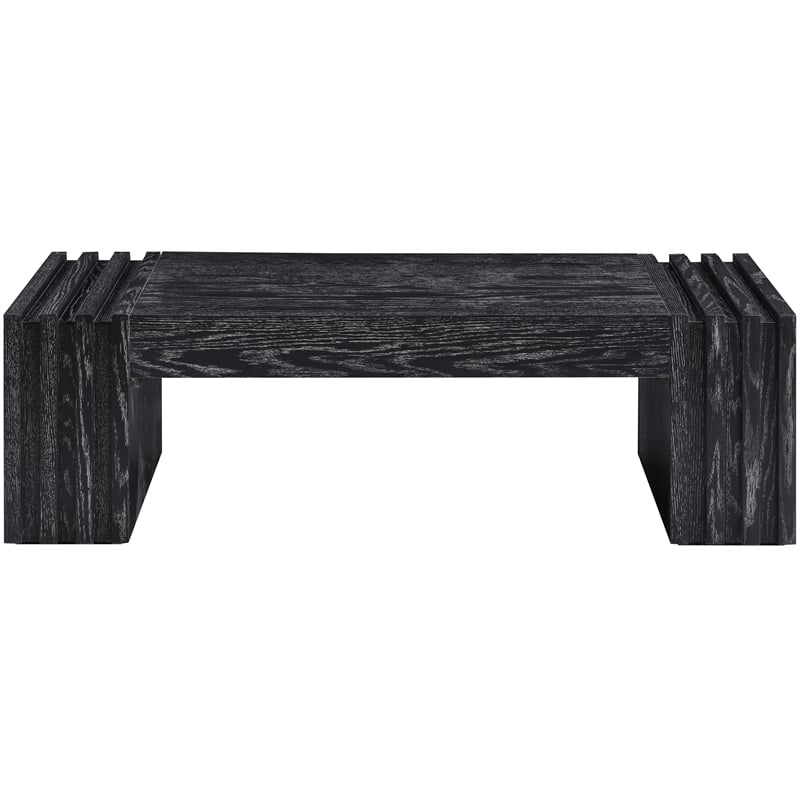 Meridian Furniture Stanton Black Solid Wood Coffee Table