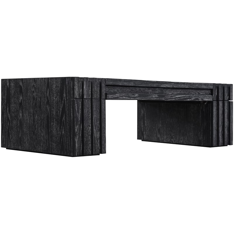 Meridian Furniture Stanton Black Solid Wood Coffee Table