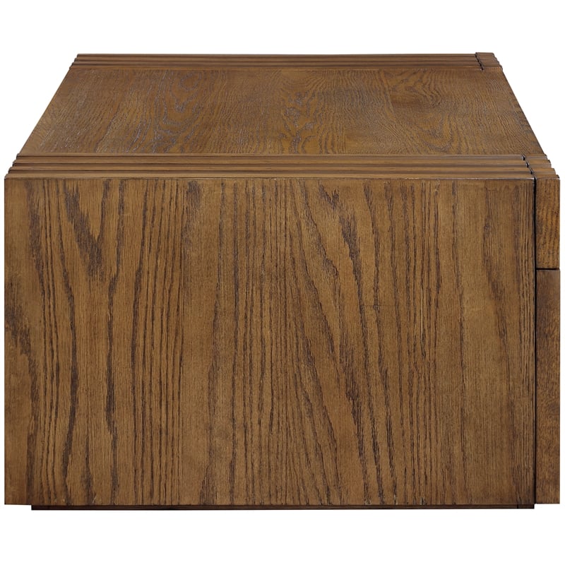 Meridian Furniture Stanton Brown Solid Wood Coffee Table