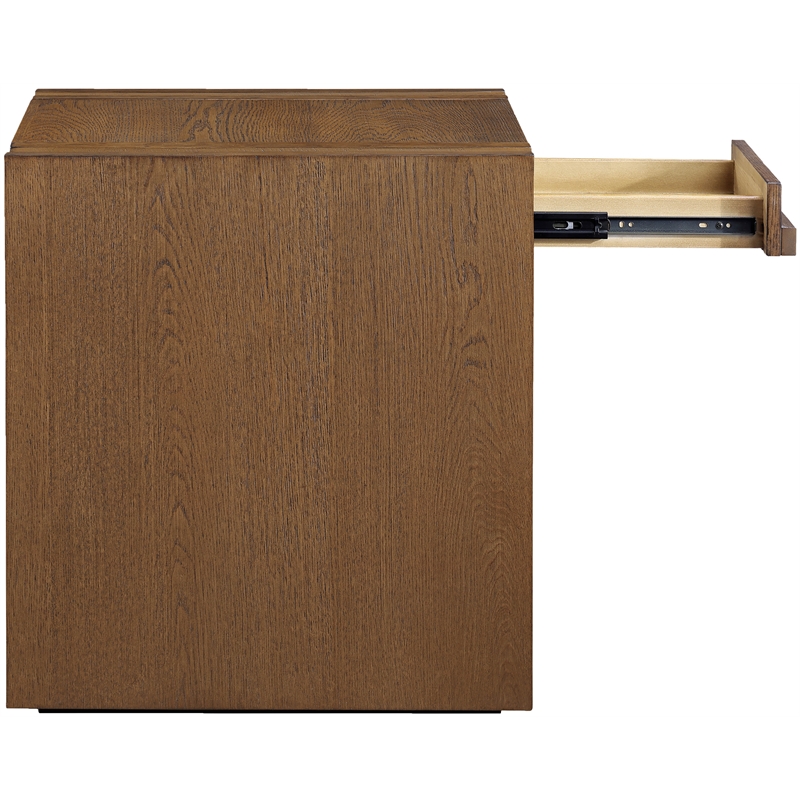 Meridian Furniture Stanton Brown Solid Wood End Table