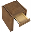 Meridian Furniture Stanton Brown Solid Wood End Table