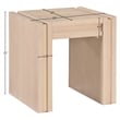 Meridian Furniture Stanton Natural Solid Wood End Table