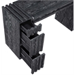 Meridian Furniture Stanton Black Solid Wood Console Table