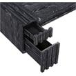Meridian Furniture Stanton Black Solid Wood Console Table