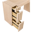 Meridian Furniture Stanton Natural Solid Wood Console Table