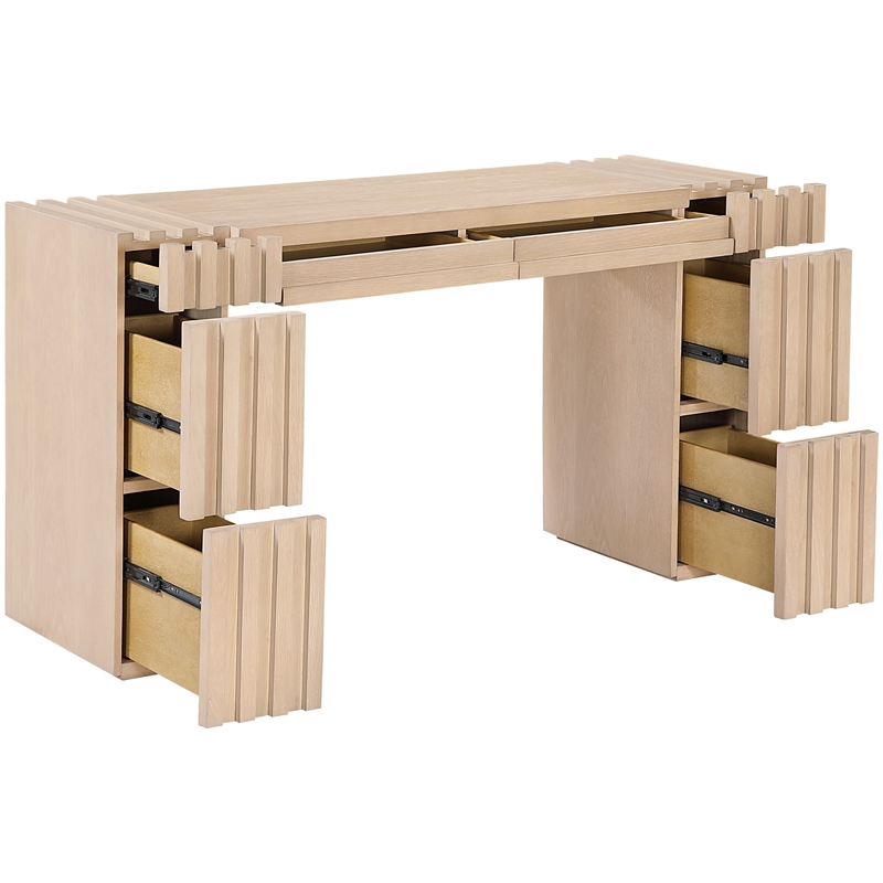 Meridian Furniture Stanton Natural Solid Wood Console Table