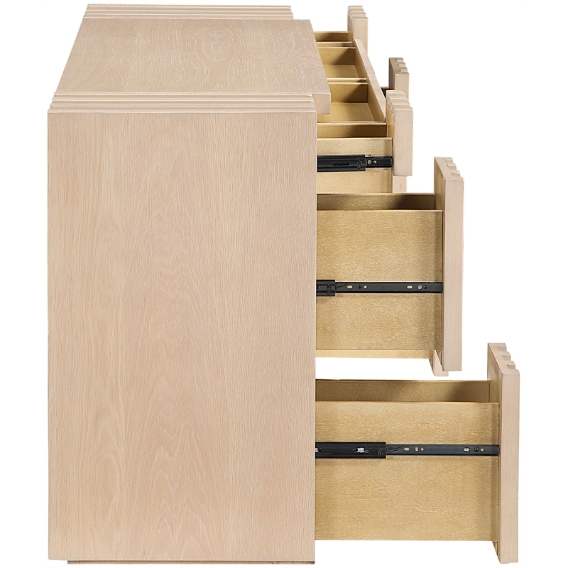 Meridian Furniture Stanton Natural Solid Wood Console Table