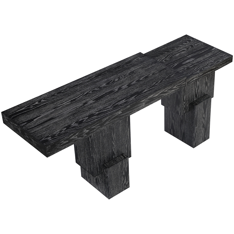 Meridian Furniture Anzio Black Solid Wood Console Table