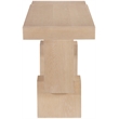 Meridian Furniture Anzio Natural Solid Wood Console Table