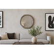Meridian Furniture Armada Taupe Aluminum Mirror