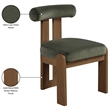 Meridian Furniture Arienzo Green Velvet Upholstered Dining Chair (Set of 2)