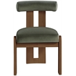 Meridian Furniture Arienzo Green Velvet Upholstered Dining Chair (Set of 2)