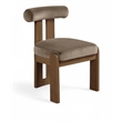 Meridian Furniture Arienzo Taupe Velvet Upholstered Dining Chair (Set of 2)