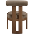 Meridian Furniture Arienzo Taupe Velvet Upholstered Dining Chair (Set of 2)