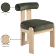 Meridian Furniture Arienzo Green Velvet Upholstered Dining Chair (Set of 2)
