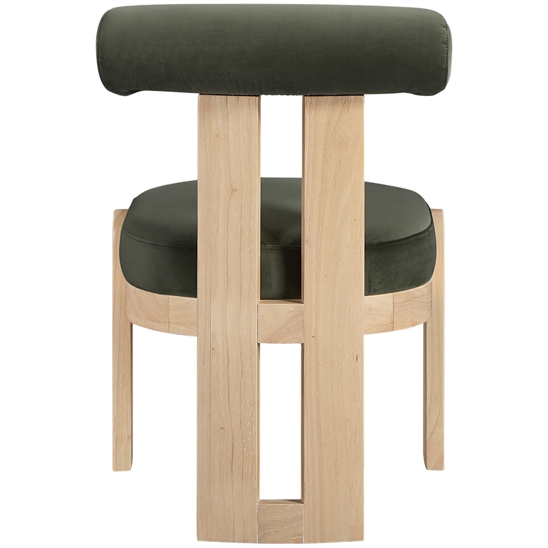 Meridian Furniture Arienzo Green Velvet Upholstered Dining Chair (Set of 2)