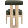 Meridian Furniture Arienzo Green Velvet Upholstered Dining Chair (Set of 2)