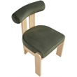 Meridian Furniture Arienzo Green Velvet Upholstered Dining Chair (Set of 2)