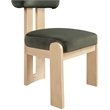 Meridian Furniture Arienzo Green Velvet Upholstered Dining Chair (Set of 2)