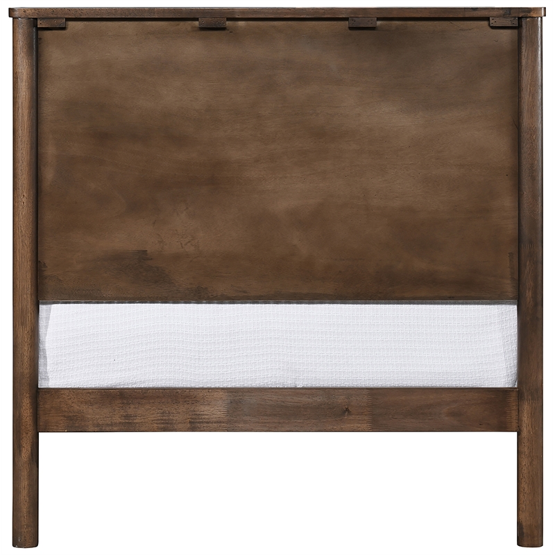 Meridian Furniture Kivo Walnut Solid Wood Twin Bed