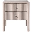 Meridian Furniture Kivo Natural Solid Wood Nightstand