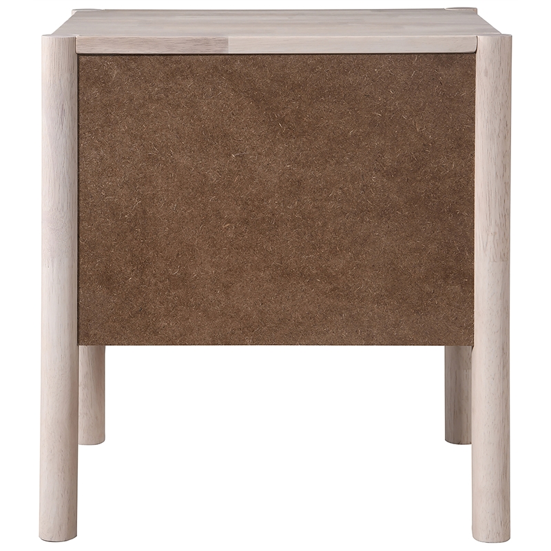 Meridian Furniture Kivo Natural Solid Wood Nightstand