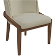 Meridian Furniture Navo Beige Vegan Leather Upholstered Dining Chair
