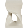 Meridian Furniture Jula Taupe Indoor/Outdoor Concrete End Table