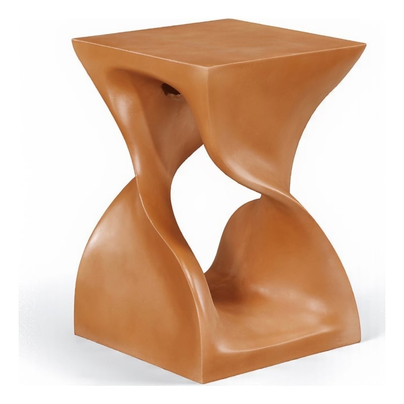 Meridian Furniture Jula Terracotta Indoor/Outdoor Concrete End Table