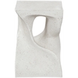 Meridian Furniture Jula Ivory Terrazzo Indoor/Outdoor Concrete End Table