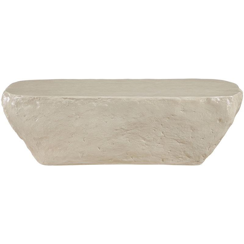 Meridian Furniture Rockford Beige Indoor/Outdoor Concrete Coffee Table