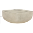 Meridian Furniture Sonara Beige Indoor/Outdoor Concrete Coffee Table