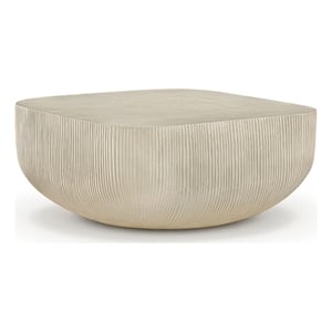 Meridian Furniture Sonara Beige Indoor/Outdoor Concrete Coffee Table