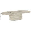 Meridian Furniture Branna Beige Indoor/Outdoor Concrete Coffee Table