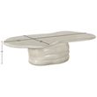 Meridian Furniture Branna Taupe Indoor/Outdoor Concrete Coffee Table