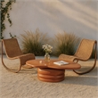 Meridian Furniture Branna Terracotta Indoor/Outdoor Concrete Coffee Table