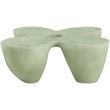 Meridian Furniture Fiore Green Indoor/Outdoor Concrete Coffee Table