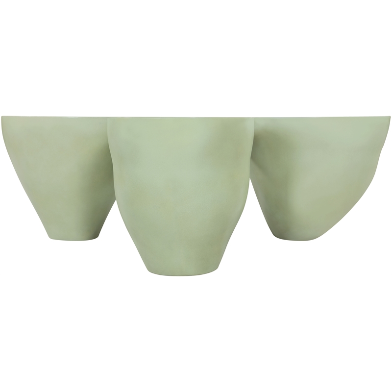 Meridian Furniture Fiore Green Indoor/Outdoor Concrete Coffee Table