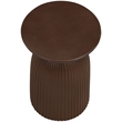 Meridian Furniture Opani Brown Indoor/Outdoor Concrete End Table