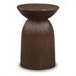 Meridian Furniture Opani Brown Indoor/Outdoor Concrete End Table