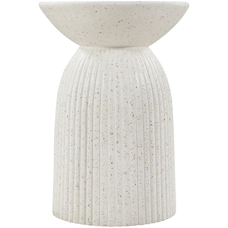 Meridian Furniture Opani Terrazzo Indoor/Outdoor Concrete End Table