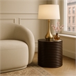Meridian Furniture Nobi Brown Indoor/Outdoor Concrete End Table