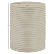 Meridian Furniture Nobi Beige Indoor/Outdoor Concrete End Table